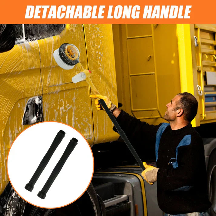 Turbo shine water powered spin cleaner