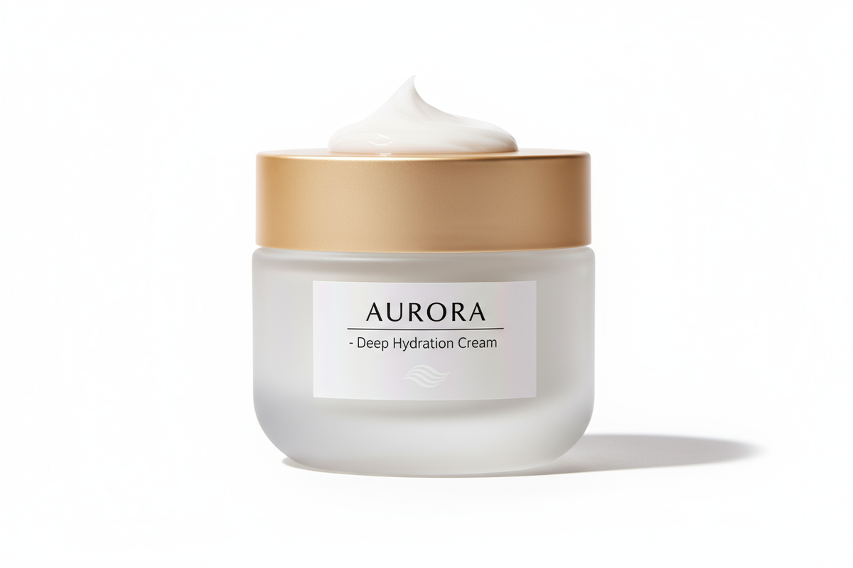 Moisturizer product with white background