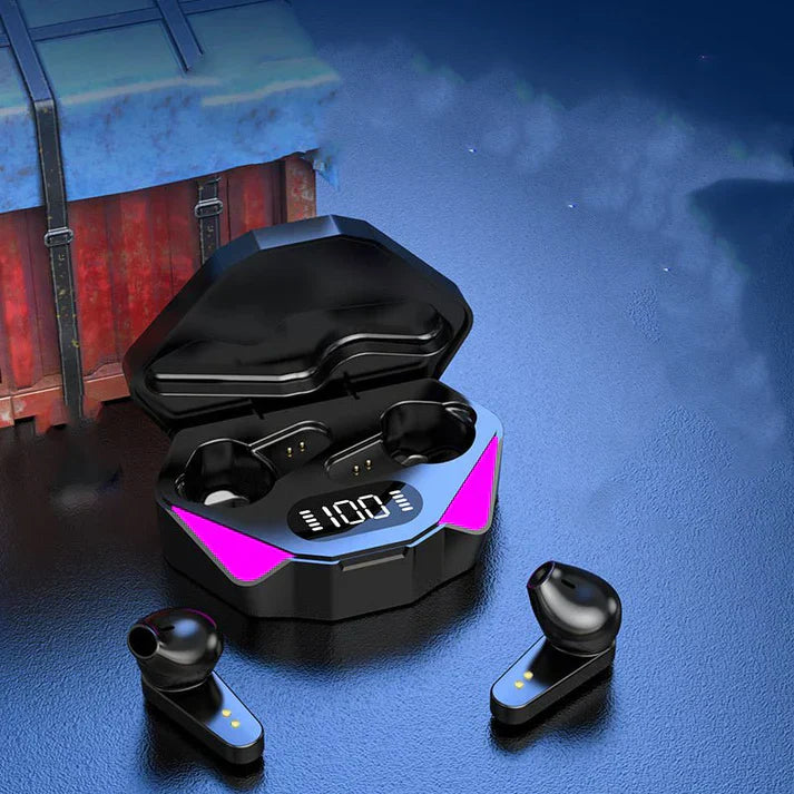 Wireless gaming headphones no delay noise reduction bluetooth earphones hifi sound e sport game headset with mic